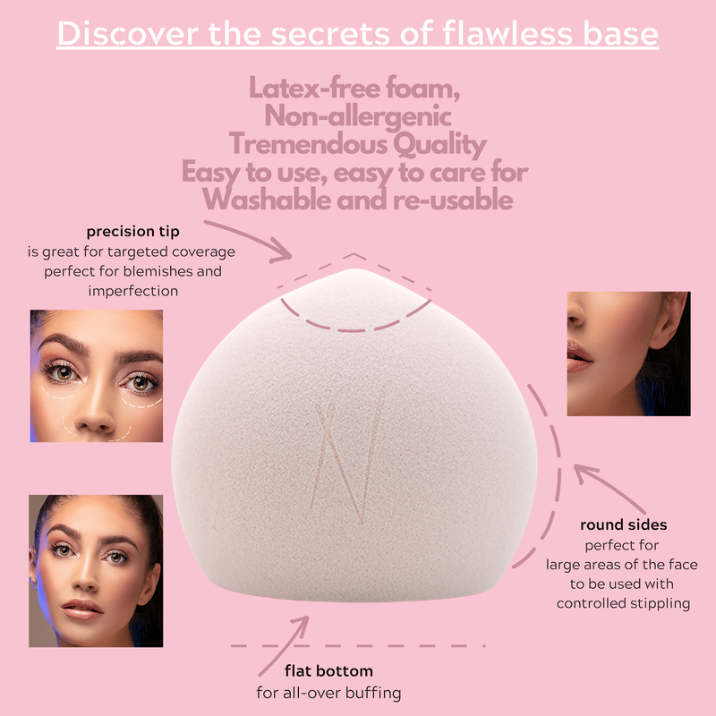 Blush Cloud Makeup Blending Sponge