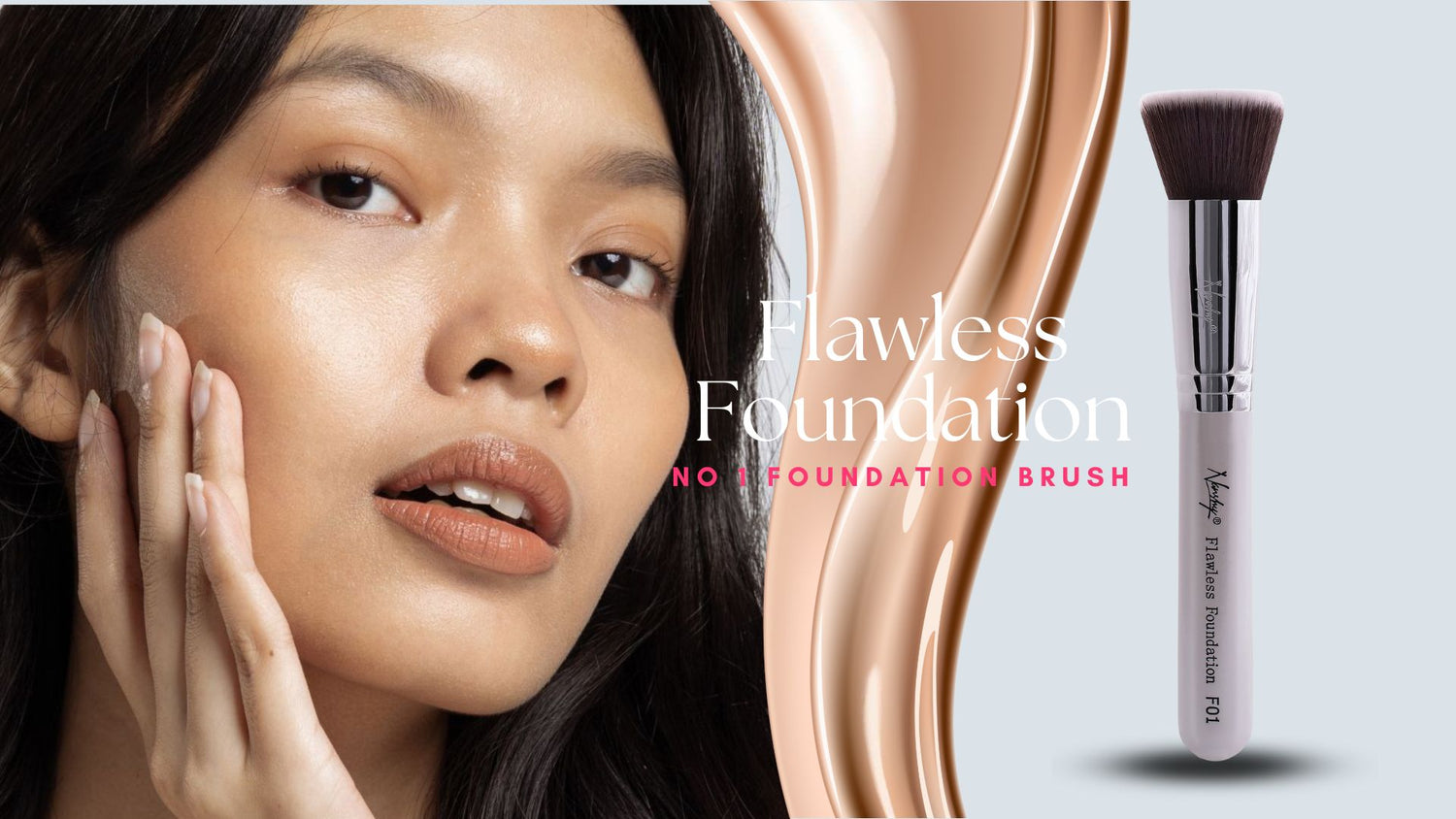 flawless foundation makeup brush 