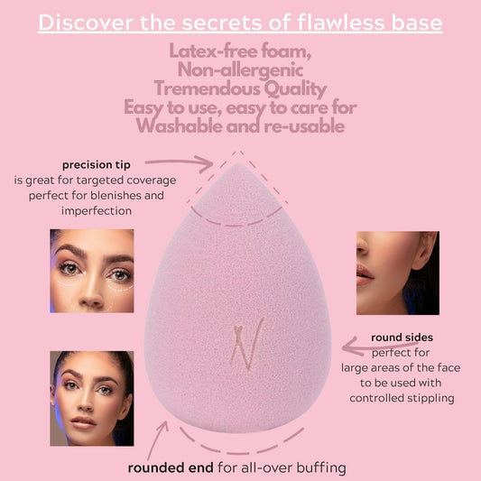dusty rose makeup sponge blender