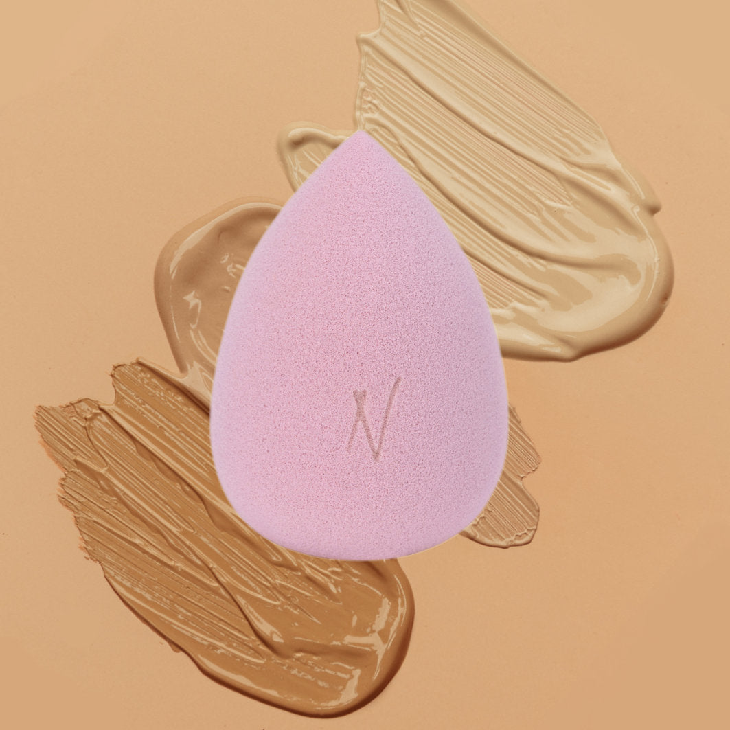 dusty rose makeup sponge foundation