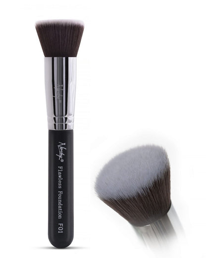 Nanshy Gobsmack Glamorous Flawless Foundation Brush with soft, lush bristles and ergonomic handle.