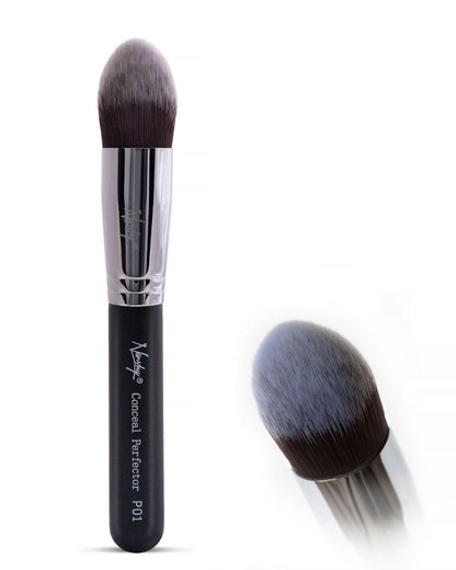 Nanshy Gobsmack Glamorous Conceal Perfector brush with soft, rounded tip and ergonomic handle for flawless makeup application.