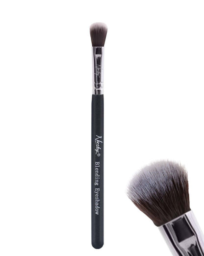 Blending Eyeshadow Brush from "The Eye Brush Set" with soft, antibacterial synthetic bristles and elegant pearl-coated handle.