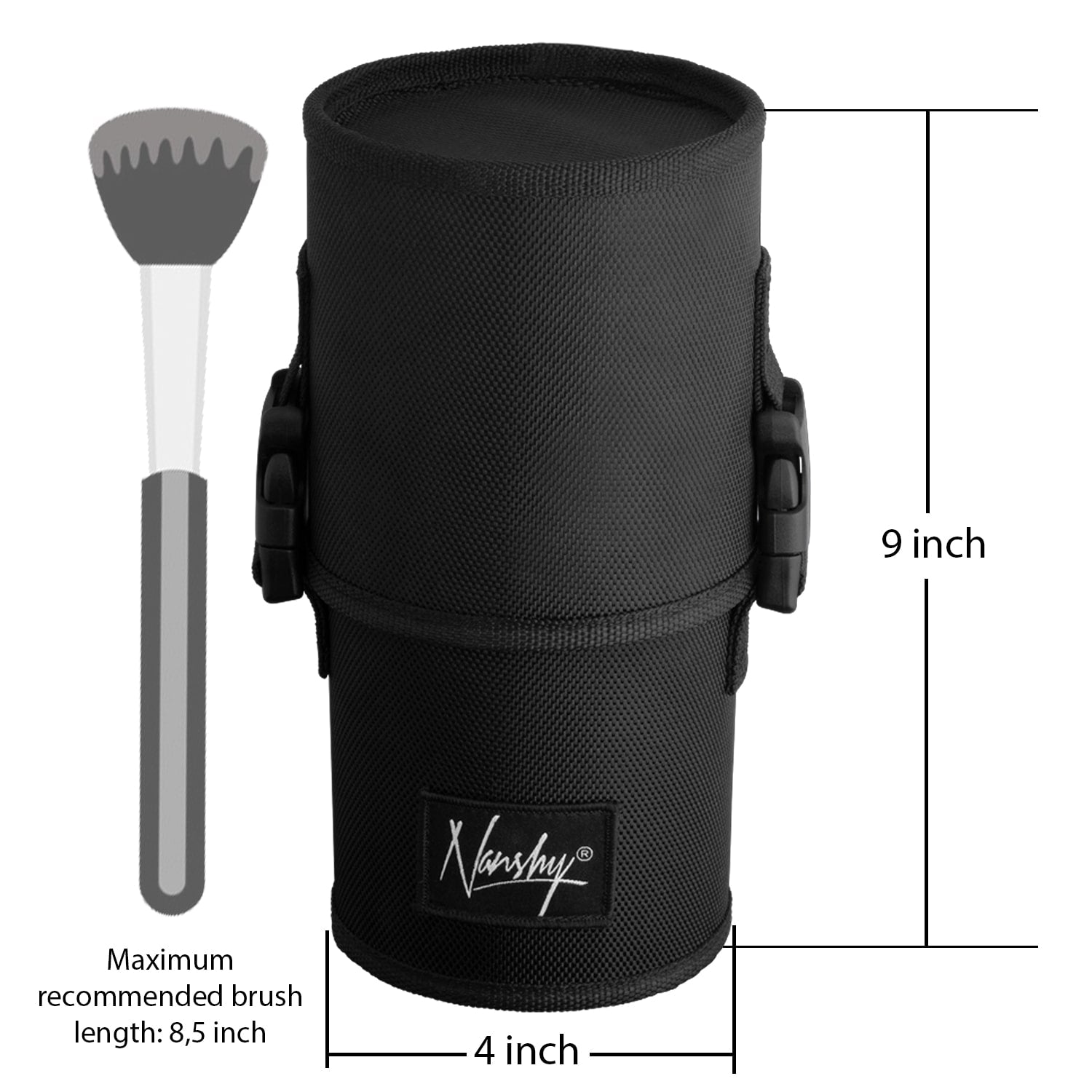 Professional Makeup Brush Holder 2-in-1 The Stand Up Case