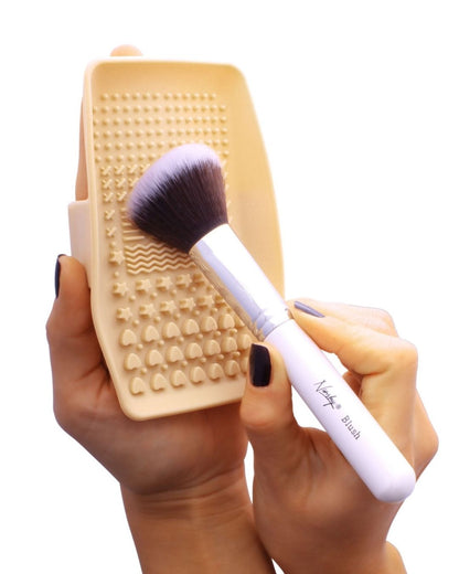 makeup brush cleaning mat