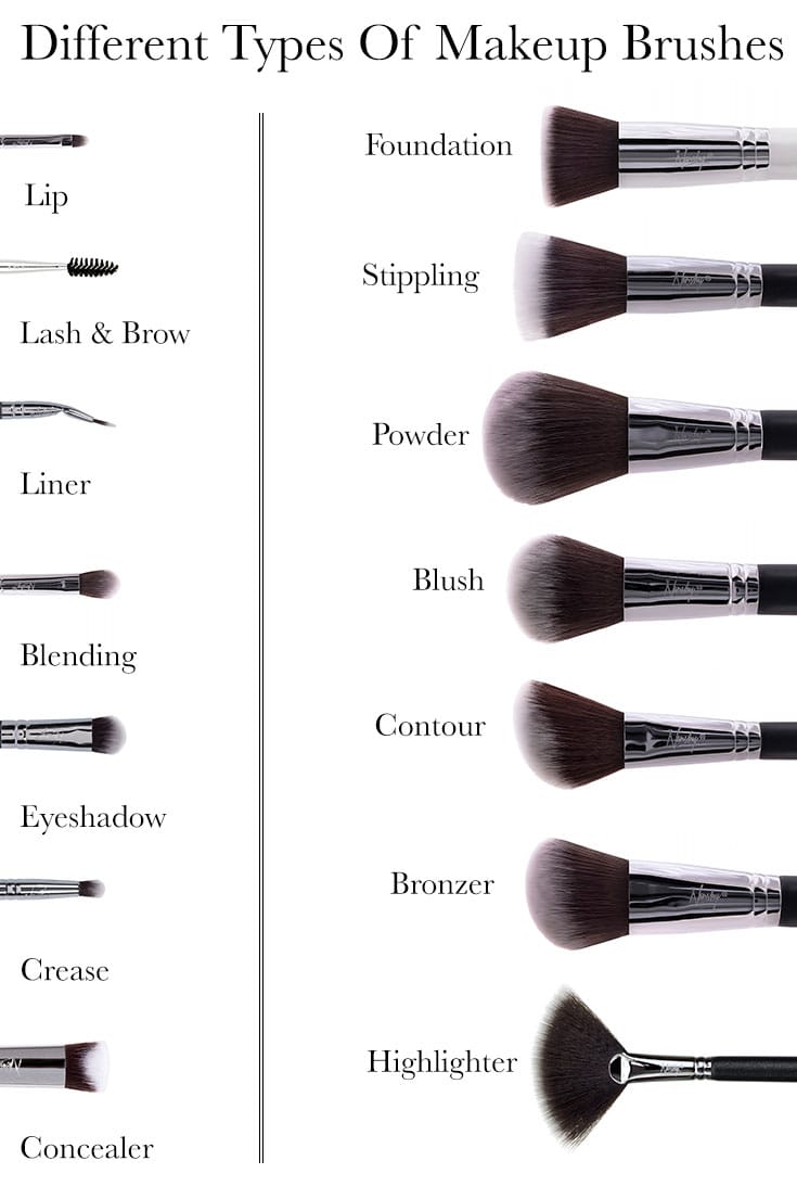 Guide To Makeup Brushes And Their Uses  Makeupview.co